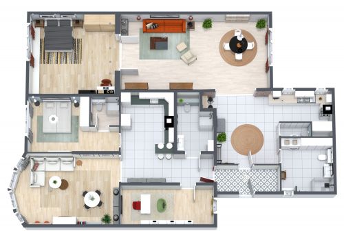 One Bedroom Duplex Plans