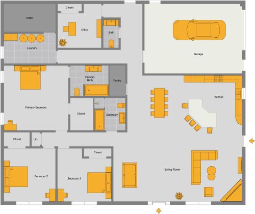 Barndominium Design With 3 Bedrooms