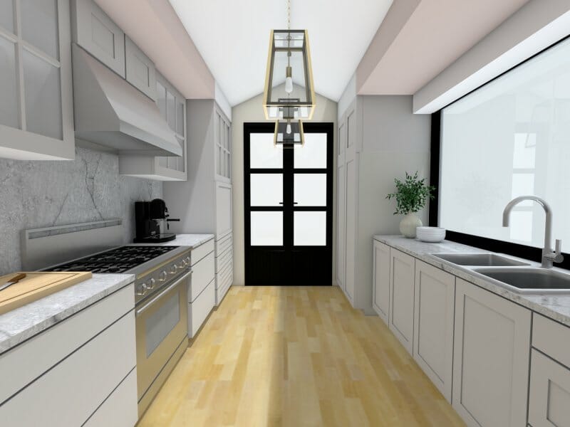 Galley kitchen design