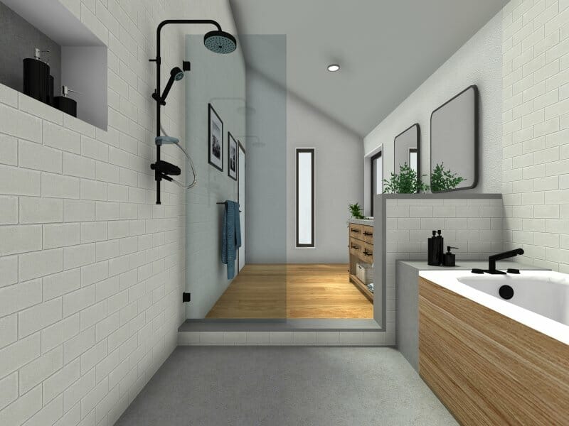 Scandinavian bathroom design