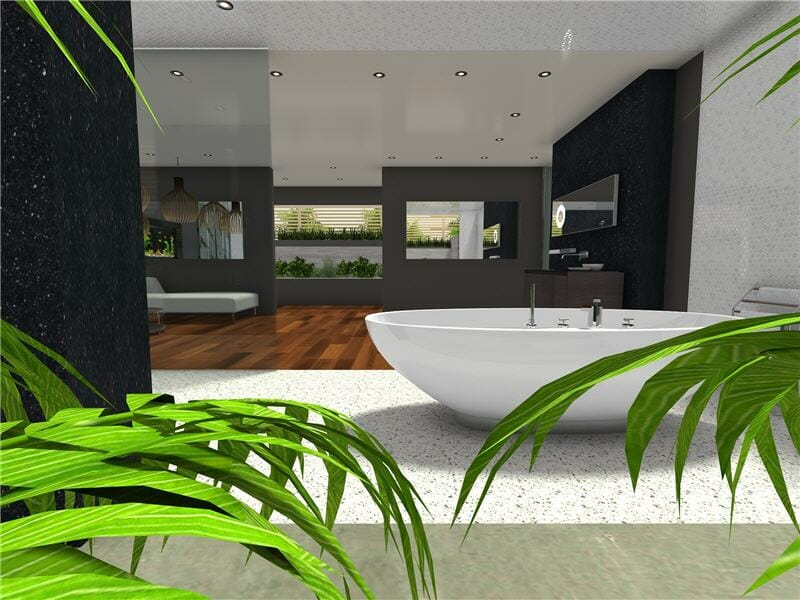 Zen bathroom style design